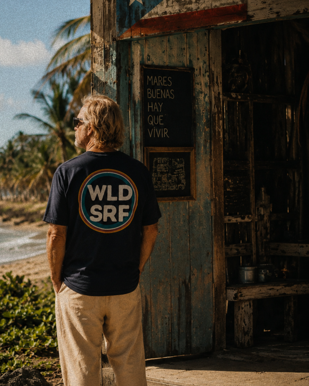 WLDSRF Sunset Ringer Tee