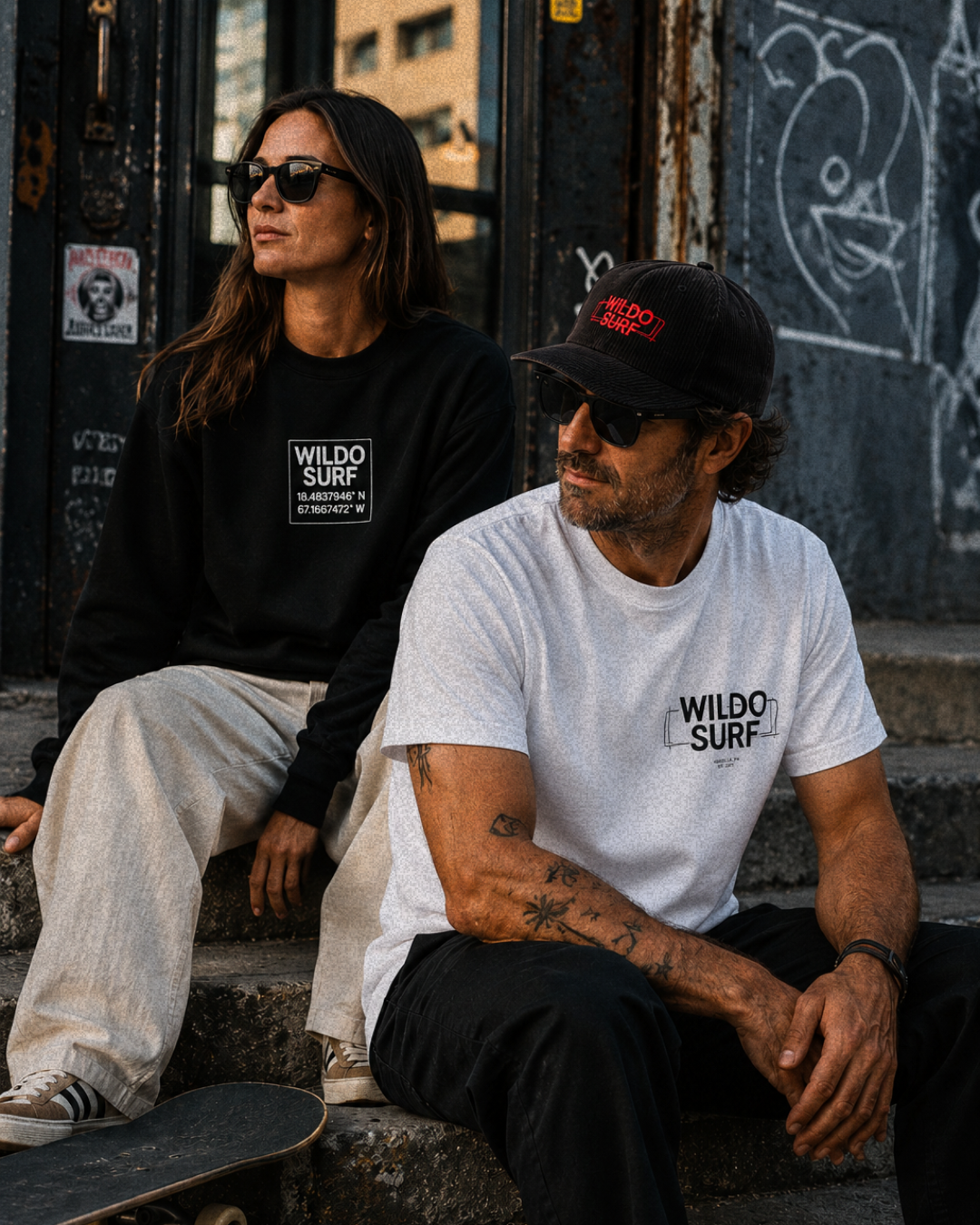 Wildo Surf — Coordinates Crewneck