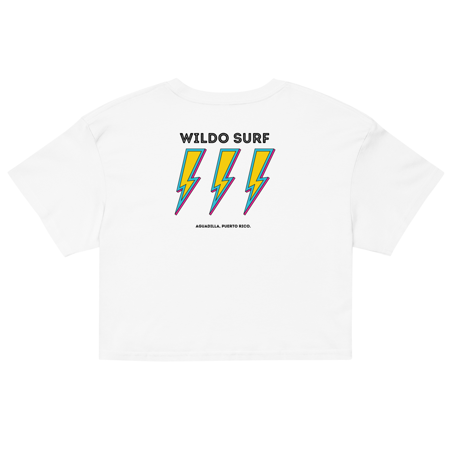 Wildo Surf – Girls Bolt Crop Tee