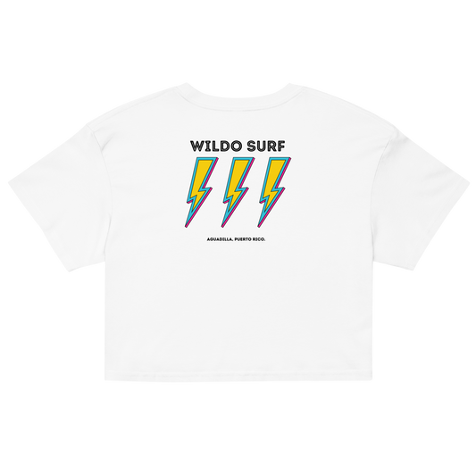 Wildo Surf – Girls Bolt Crop Tee